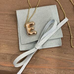 Letter E Necklace